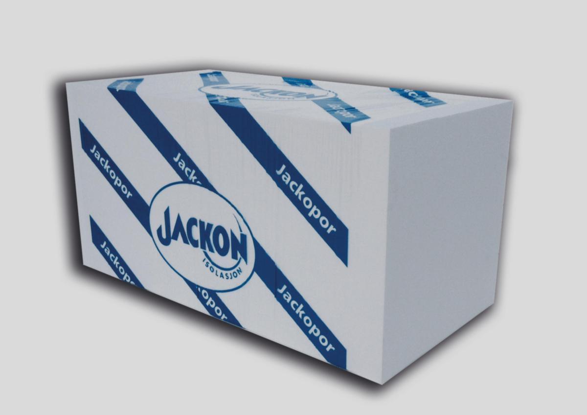 Fuktisolering Jackopor® EPS Isolasjon - 1200 x 2400 x100mm Jackopor 80 EPS pk=17.28m2/pall 61.20m2