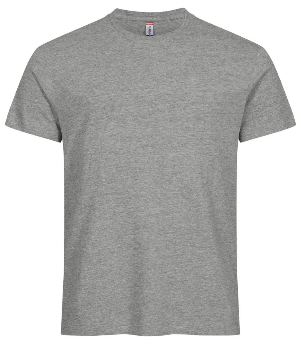 T-skjorte Clique Premium Long - T-skjorte Clique Premium Long gråmelert str M