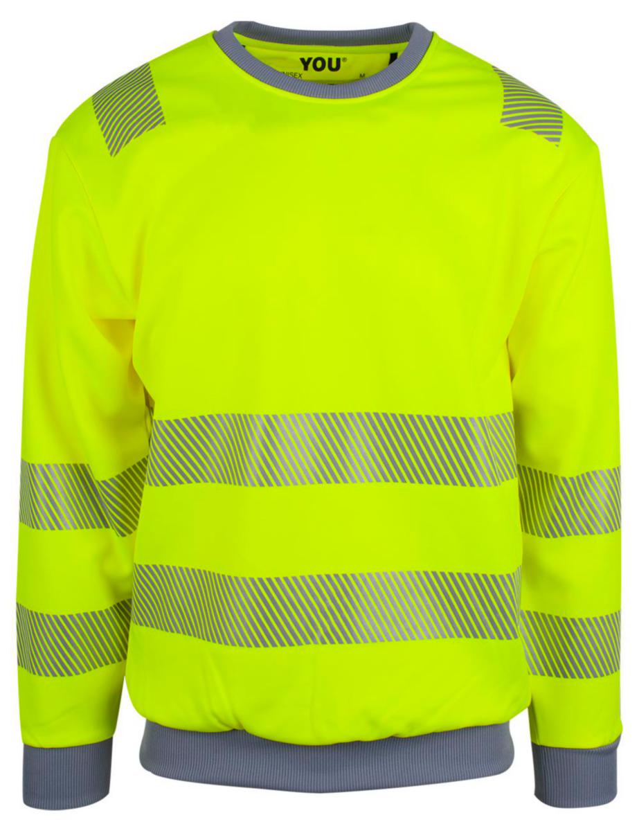 Genser YOU® Trelleborg Pro-Dry HiVis kl.2 gul - Genser YOU Trelleborg Pro-Dry HiVis kl.2 gul str 2XL