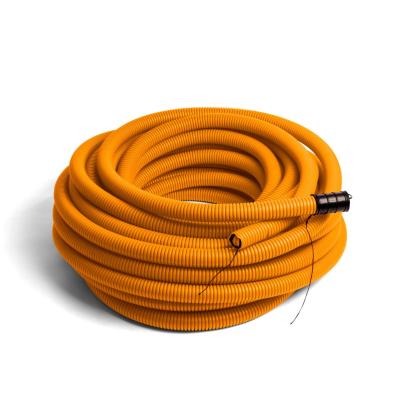 110/94 mm DV orange kabelrør m/ trekketråd kveil a 50 mtr.