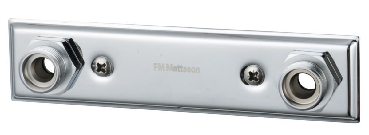 Batterifeste for Cu-rør, FMM - FMM batterifeste for cu-rør 12 mm. krom