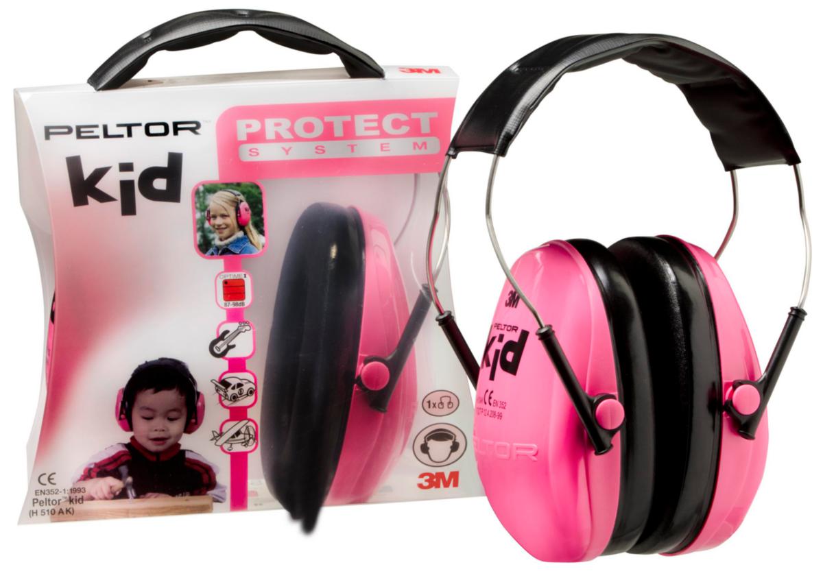 Øreklokke 3M™ Peltor™ Kid - Øreklokke bøyle 3M Peltor Kid rosa