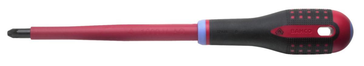 Skrutrekker Bahco Pozidriv/Supadriv® 1000V - Skrutrekker BE-8820S Ergo VDE Bahco 100mm PZ2 1000V