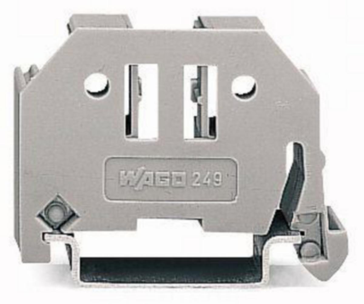 Endestopper til rekkeklemmer Wago - Wago endestopp skruelø 6mm 249-116