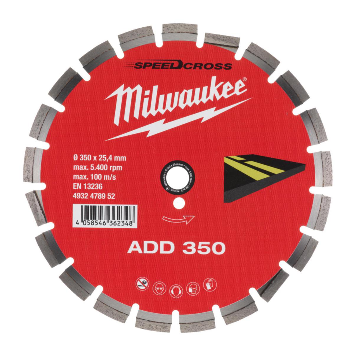 Diamantskive Milwaukee ADD - Diamantskive ADD Asfalt Milwaukee