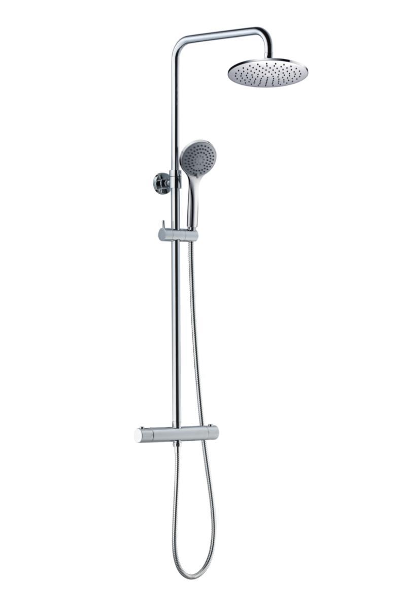 Takdusjpakke rund 150 c/c med termostat, a-collection - A-coll takdusjsett forkr Ø200 m/termostatbatt og hånddusj