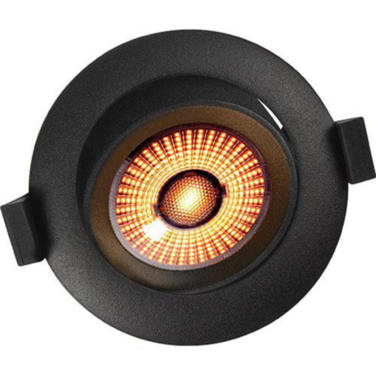 Downlight Unilamp Limbo WD - Limbo 10W WarmDim M. Sort 25gr Vipp m/driver 3K-2K IP44