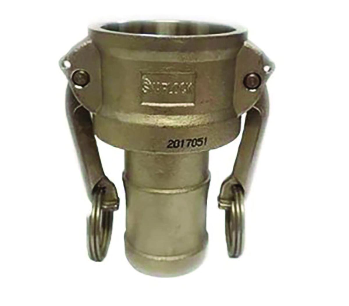 Camlock C slangekobling syrefast stål - 1" Camlock C slangekobling syrefast
