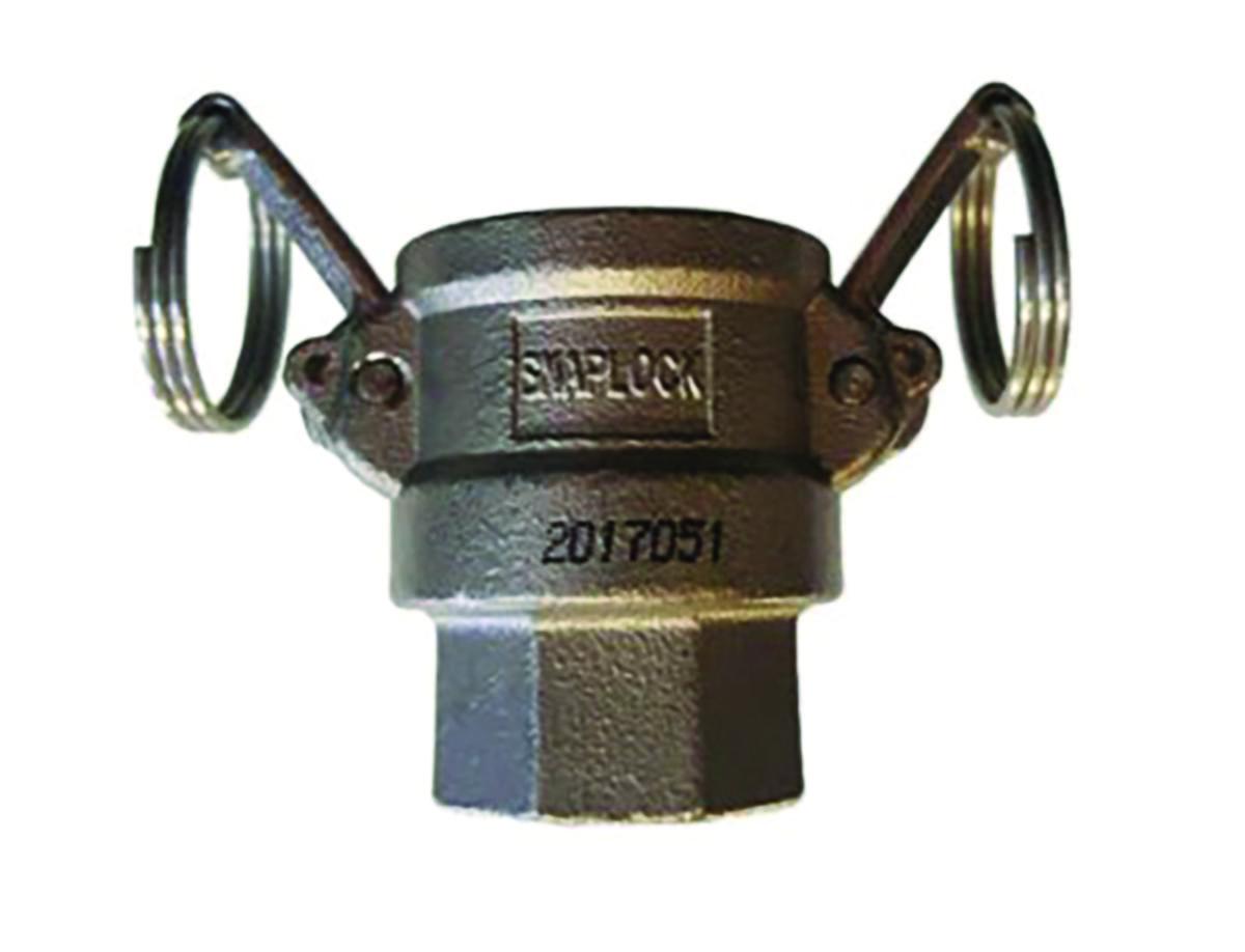 Camlock D kupling innv. gjenger syrefast stål - 1" Camlock D kupling innv. gjenger BSP syrefast