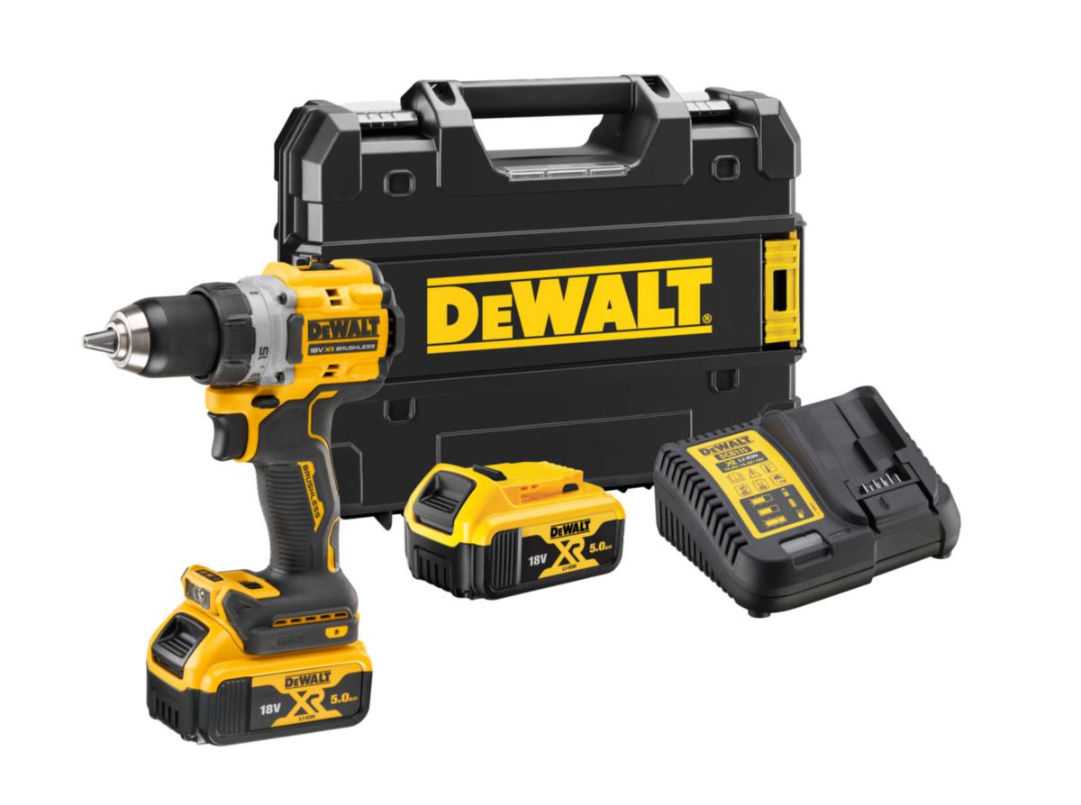 Bor-/ skrutrekker DeWalt DCD800P2T-QW - Bor/skrutrekker DCD800P2T-QW DeWalt 18V 2x5.0Ah Koffert