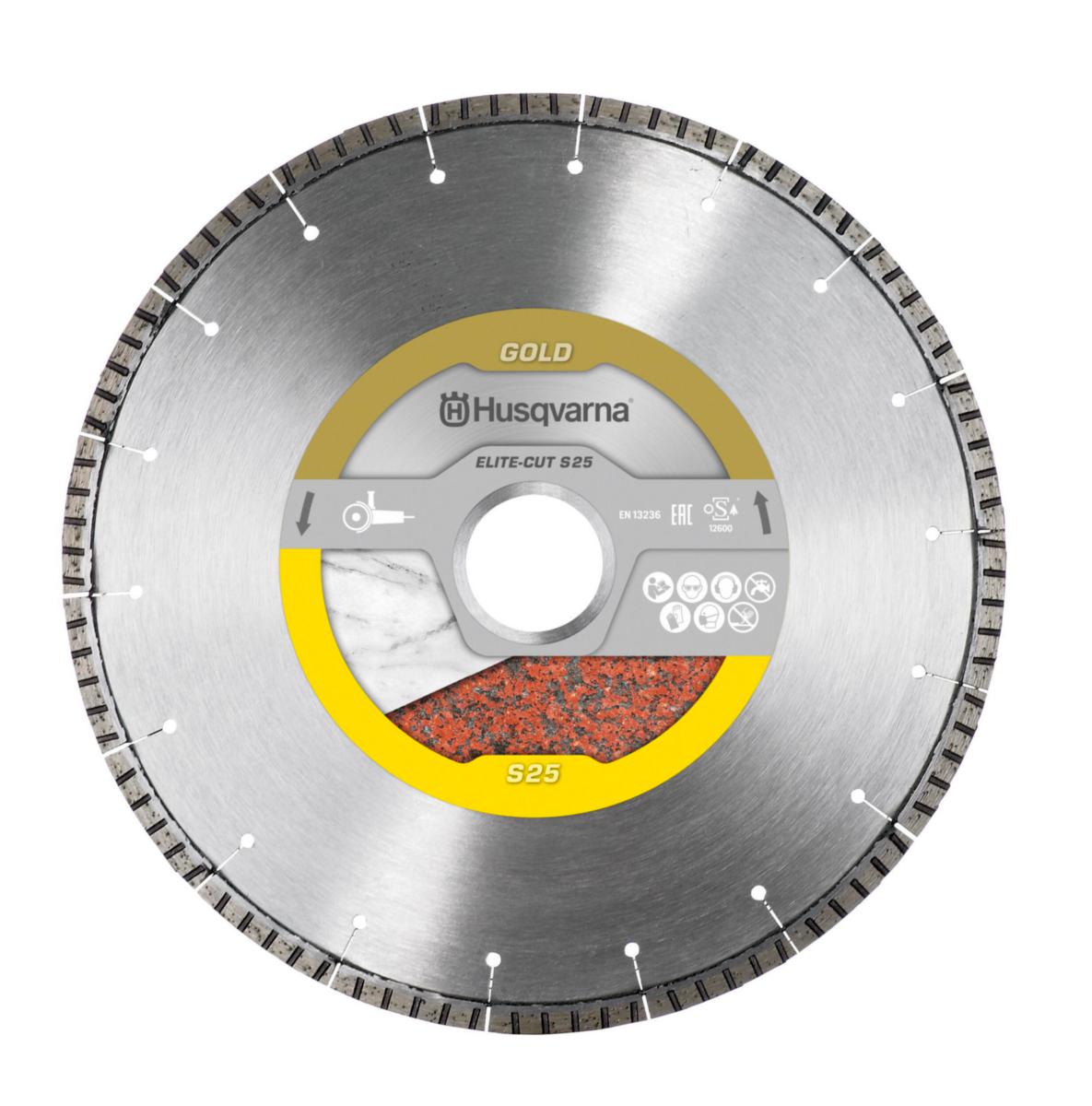 Diamantsagblad Husqvarna S25 Elite-Cut - Diamantsagblad S25 Elite-Cut Husqvarna Ø230x2.5x22.23mm