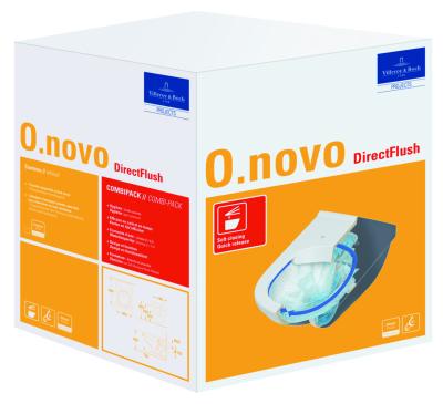 O.Novo Direct flush veggskål m/sete SC/QR