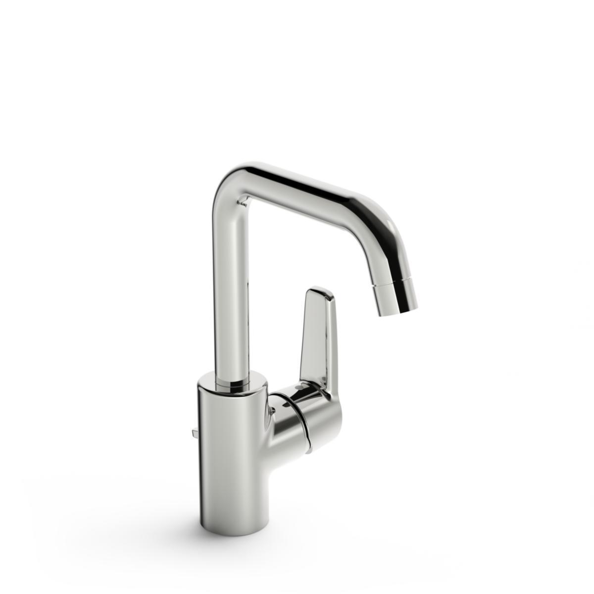 Servantbatteri Oras Saga med høy tut og sidegrep - Oras Saga servantkran 3909F høy svingb tut.sgrep.klikkven