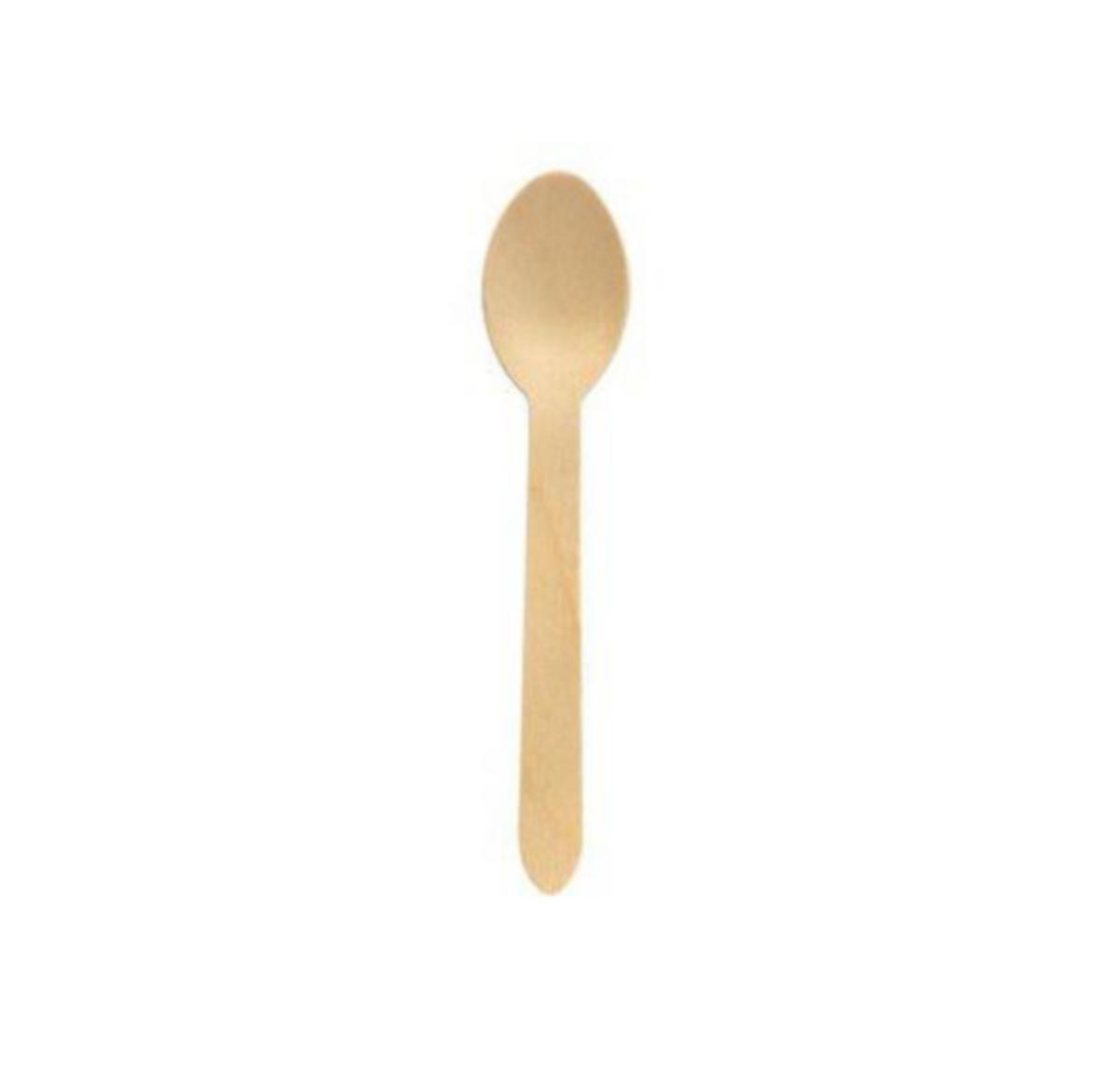 Skje 16cm Duni - Skje 16cm petit tre Duni 100pk 187669