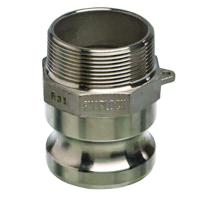 Camlock F kupling utv. gjenger syrefast