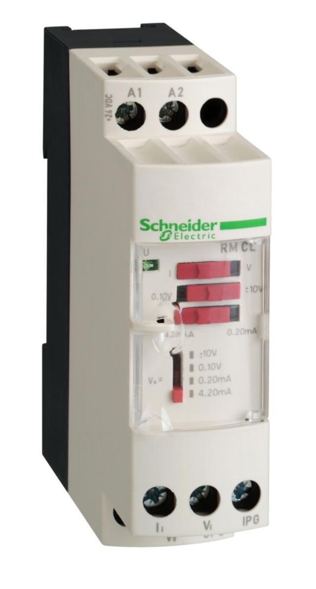 Omformere Schneider I/0 og I/V - Omformer I/ 0-500V- U/ V+mA 