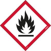 Dekal Systemtext Faresymbol - Brannfarlig