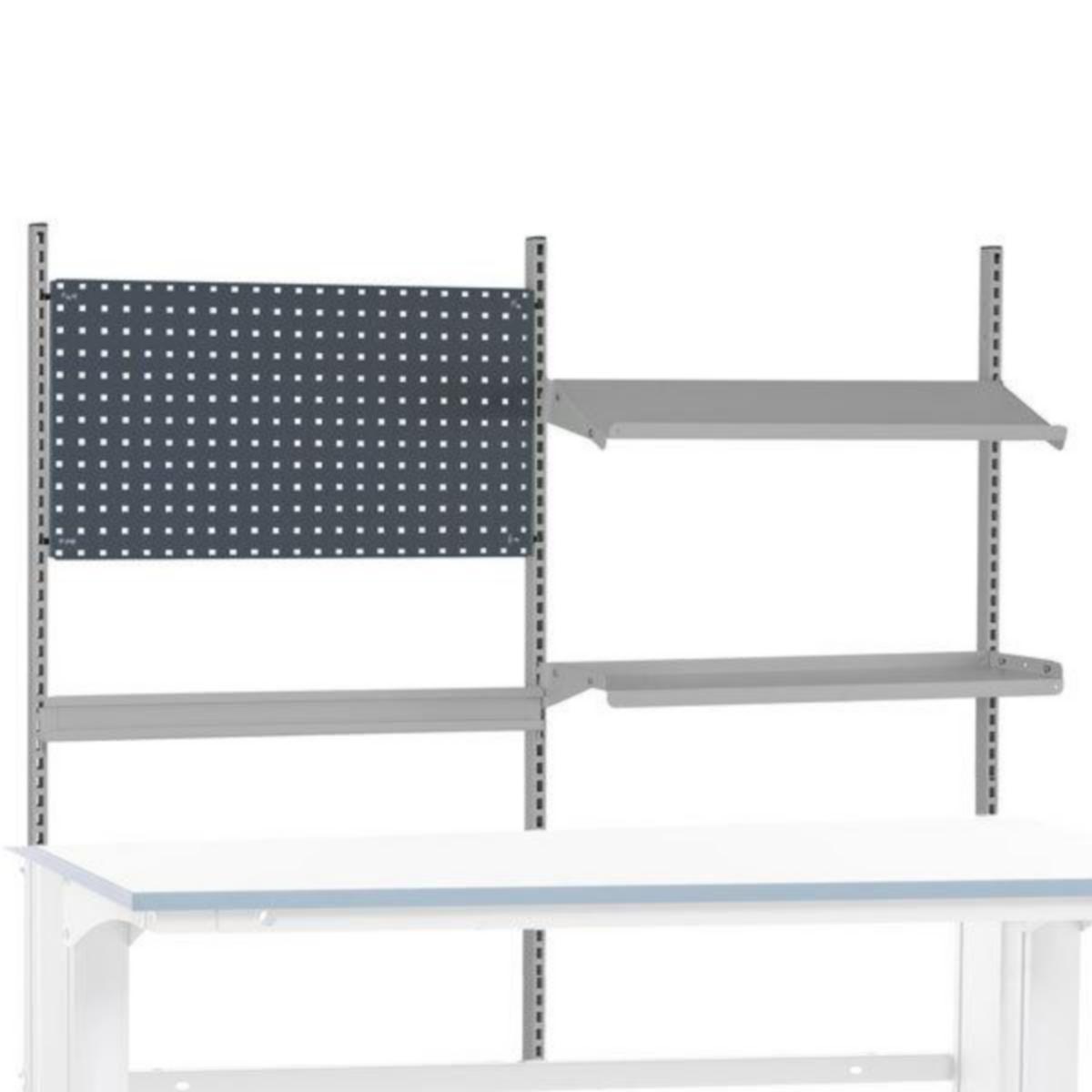 Påbygg verkstedbord SM - Påbygg verkstedbord SM c/c 90+90 1 tavle 2 hyller