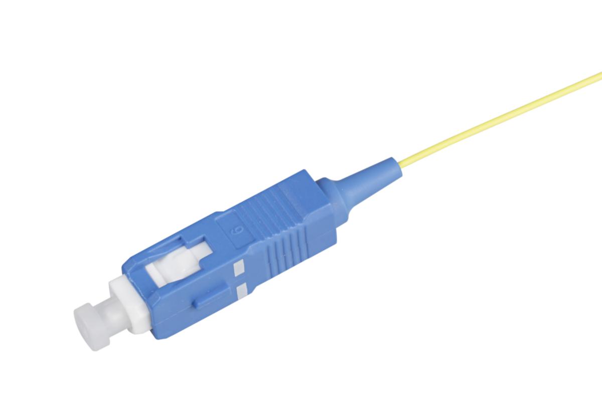 Pigtail Schneider OM - Pigtail OS2 SC 1m gul 
