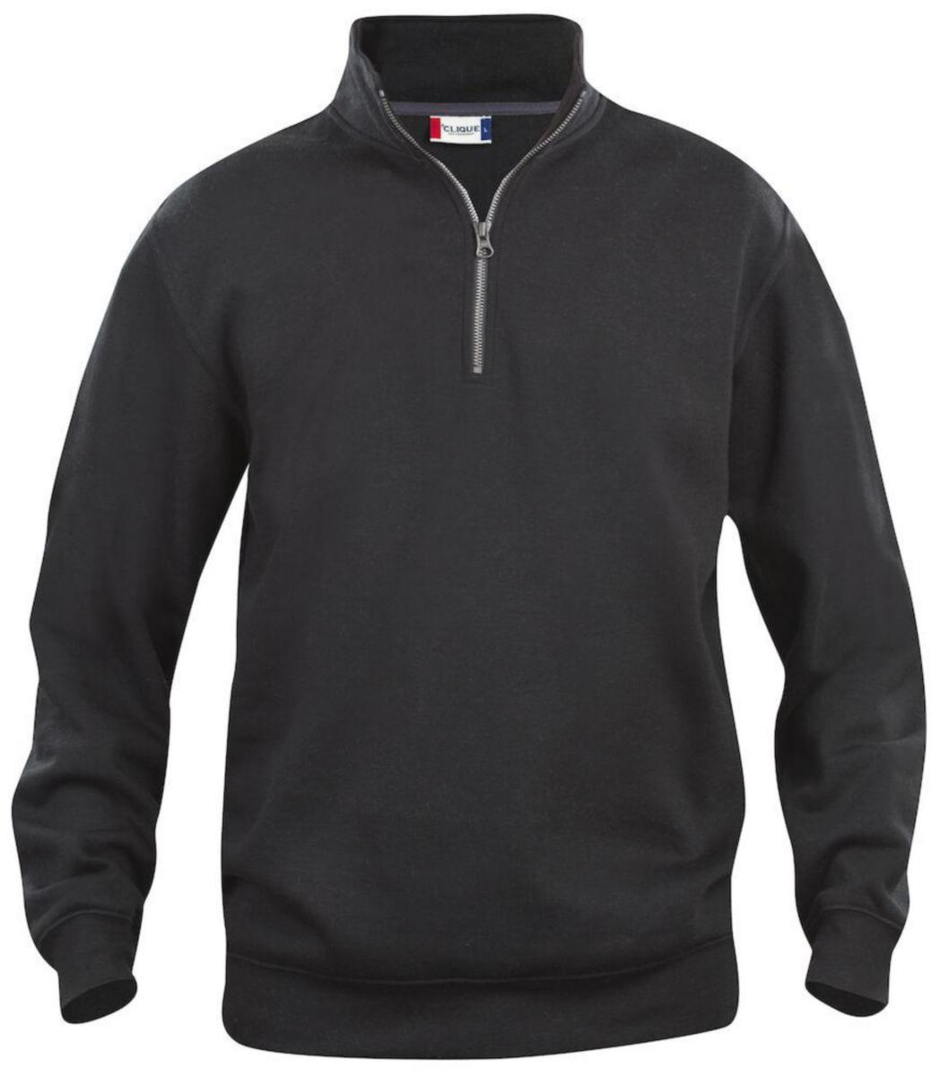 Collegegenser Clique™ Basic Half Zip - Collegegenser Half Zip Clique Basic svart str L