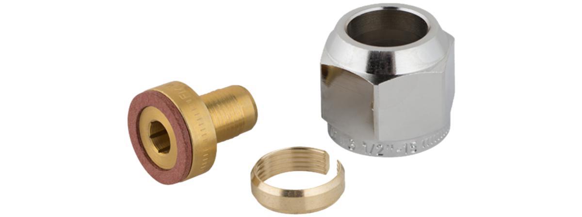 Kupling 1/2"x15/16 mm for utekran FMM - 1/2"x15 mm FMM kupl. f/utekran 15 pex