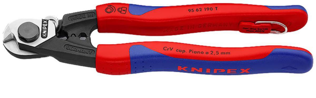 Wiresaks Knipex 9562 - Wiresaks 9562T Knipex 190mm m/øye