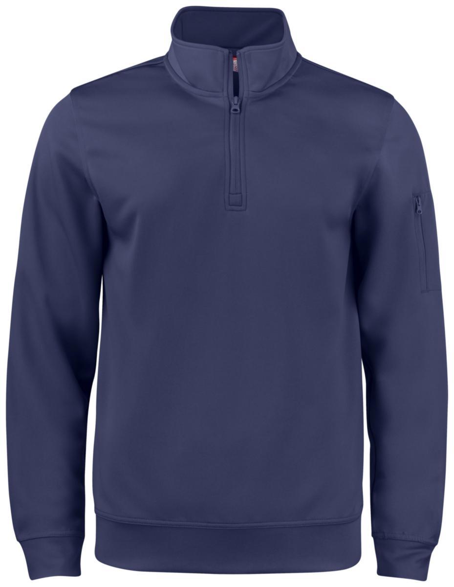 Collegegenser Half Zip Clique™ Basic - Collegegenser half zip Clique Basic Marine str L