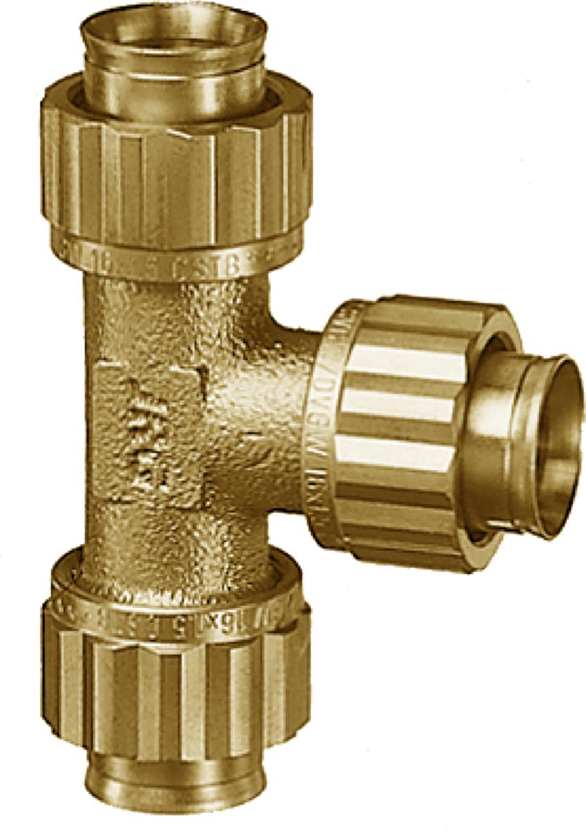 T-rør Sanipex - 12 mm T-rør Sanipex
