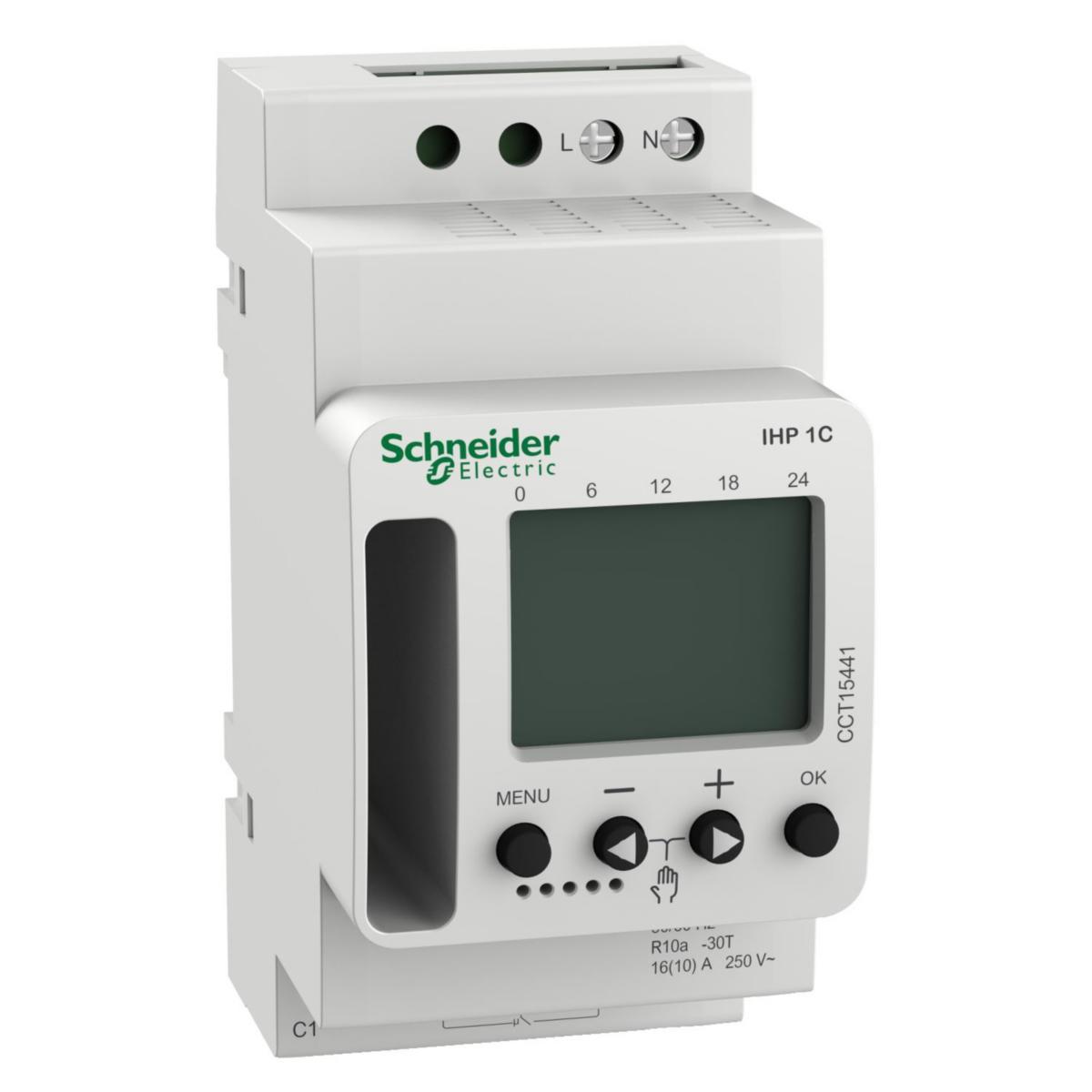 Koblingsur Schneider IHP ukeur - IHP 1 kanal ukeur