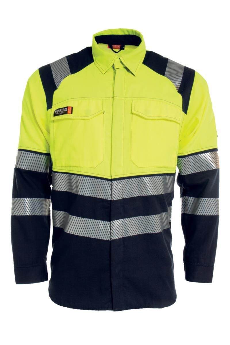 Skjorte Tranemo 5076 Multinorm - Skjorte Tranemo 507691 Multinorm gul/marine str XL