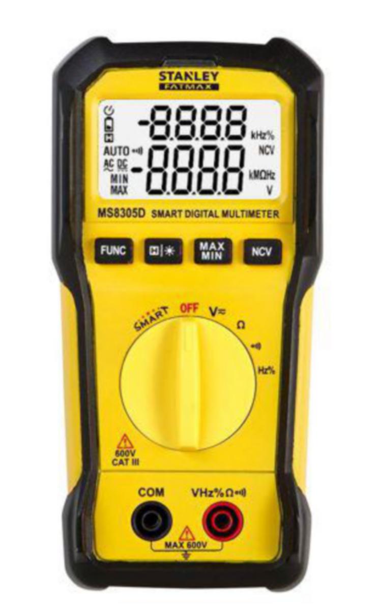 Multimeter Stanley Smart Digital FatMax - Multimeter Smart Digital Stanley FatMax
