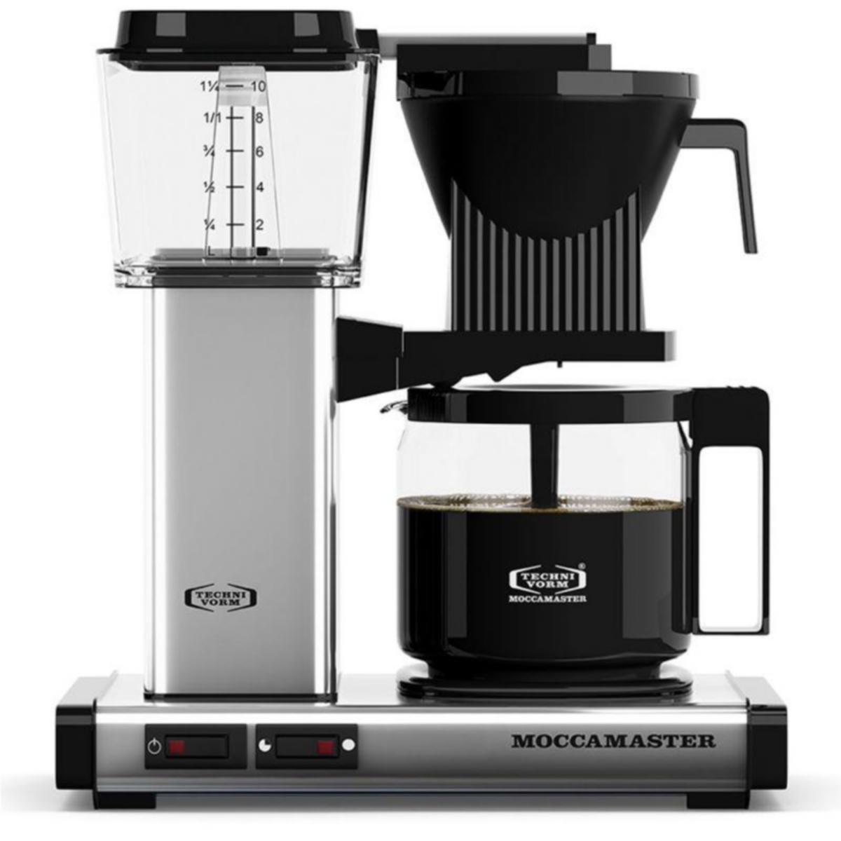 Kaffetrakter, 1,25 l, Automatic - Kaffetrakter Automatic Moccamaster 1.25L 1520W sølv