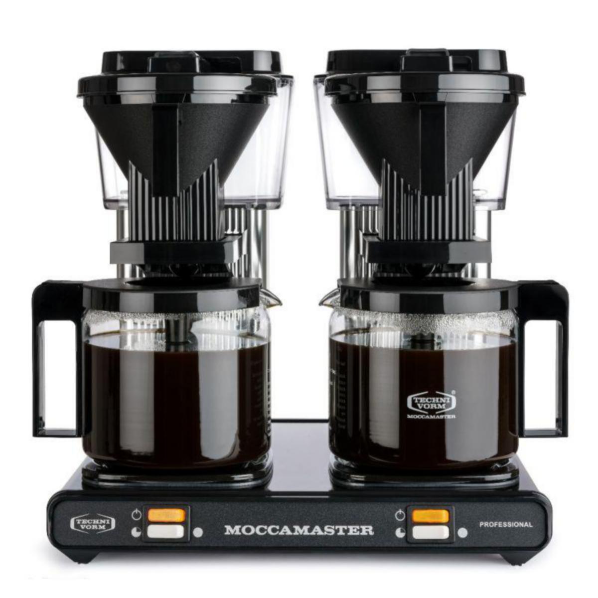 Kaffetrakter, 2x1,25 l, Professional Double - Kaffetrakter dbl Professional Moccamaster 2x1.25L 3040W sort
