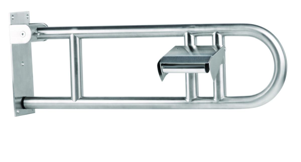Toalettarmstøtte Backup - Toalettarmstøtte Backup 700mm oppfellbart RFR stål