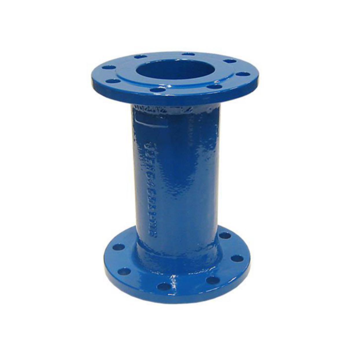 Flenserør Duktilt Ulefos - DN 500 flenserør L=400mm Blå epoxy PN16