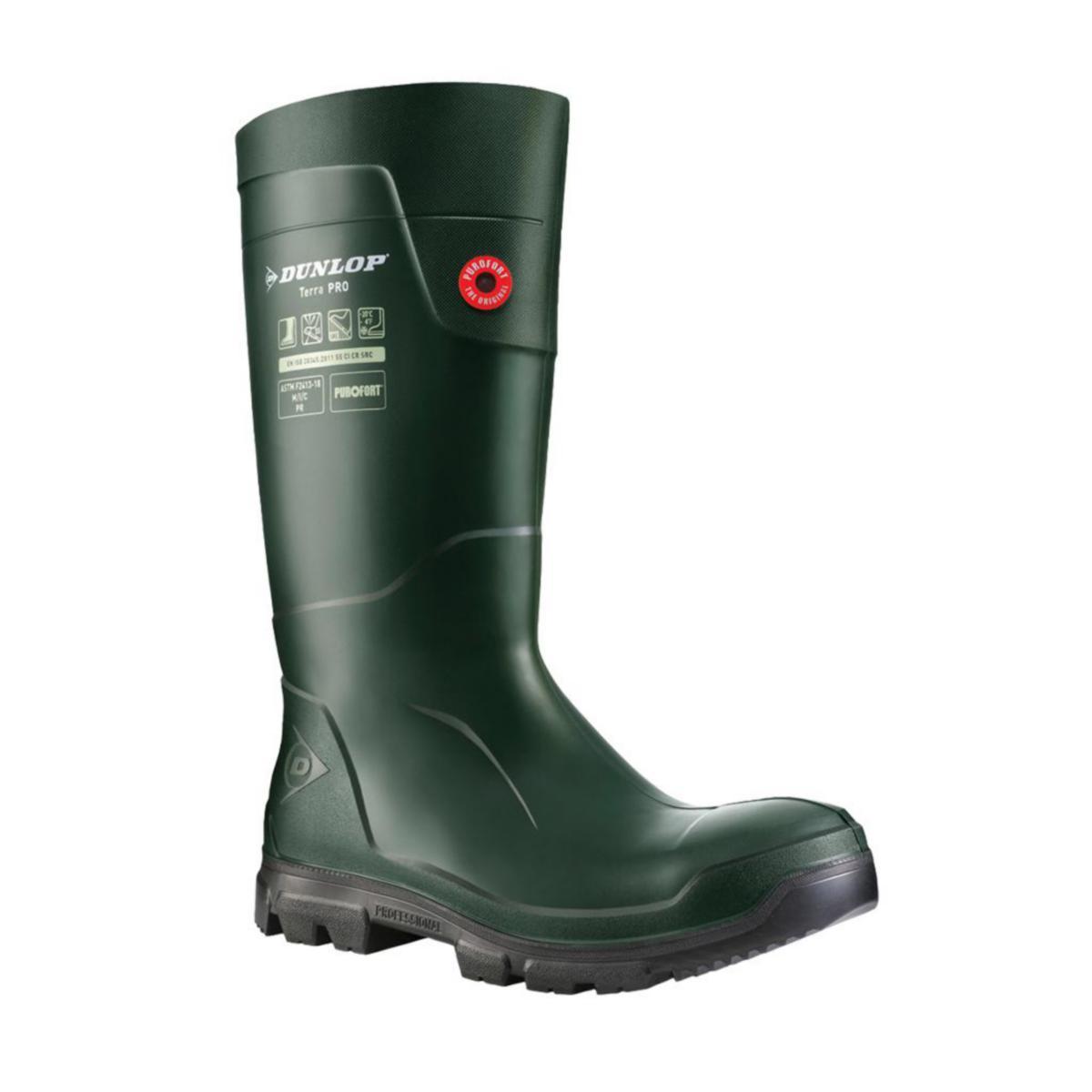 Vernestøvel Dunlop® Purofort® TerraPRO S5 - Vernestøvel Dunlop Purofort TerraPRO S5 Grønn str 43