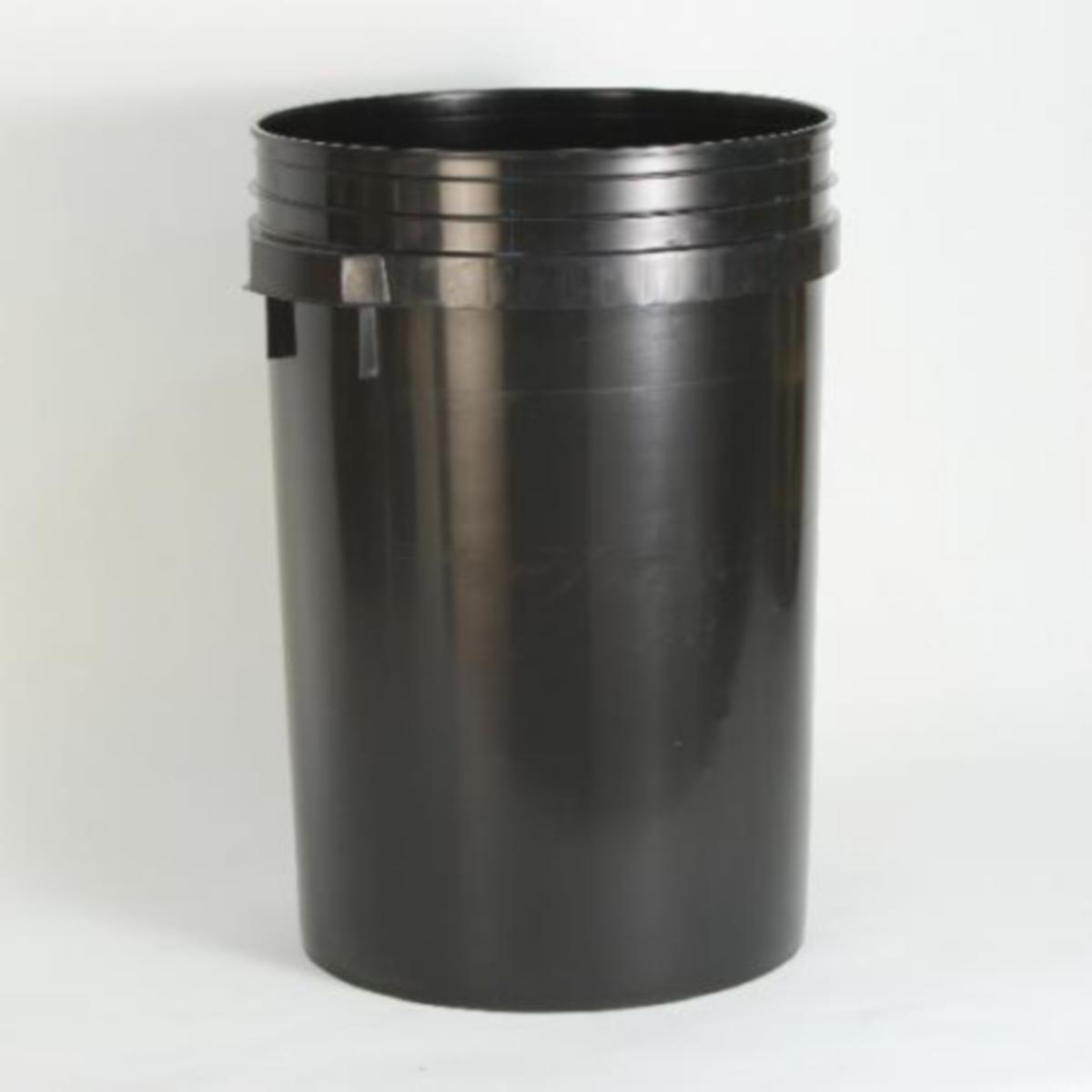 Plasttønne - Plasttønne rund Cofa 100L Ø480X700mm svart
