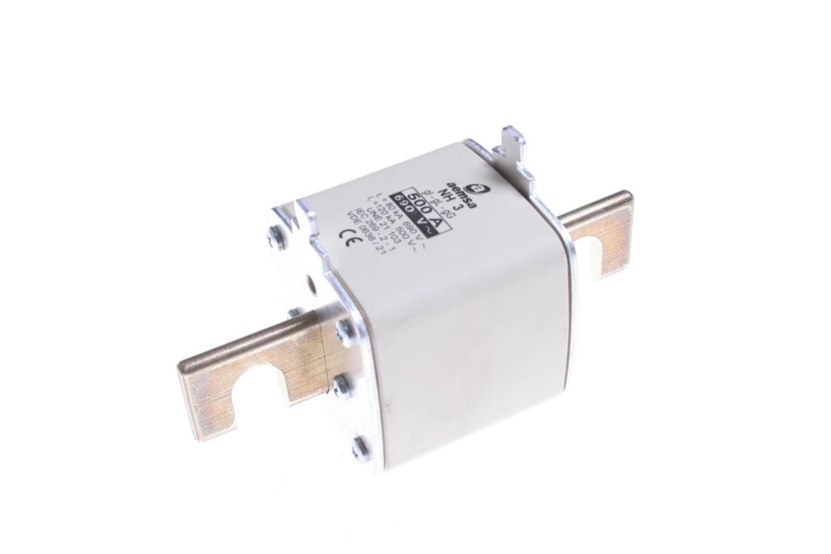Sikring Melbye m/spor NH 3 gl - NH 3 630A m/spor 500V