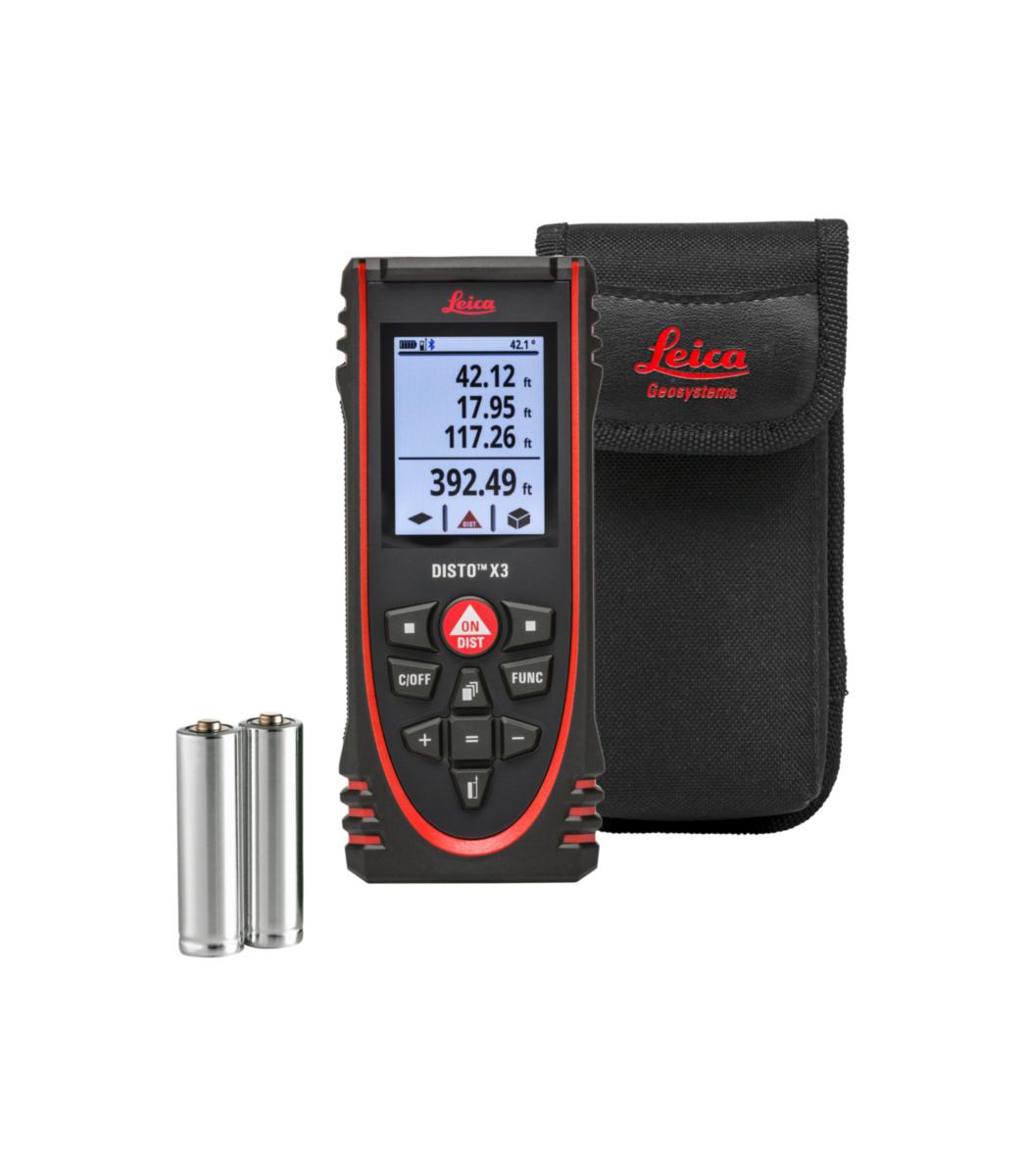 Avstandsmåler Leica Disto X3 - Avstandsmåler DISTO X3 Leica 150m BT IP67 støtsikker