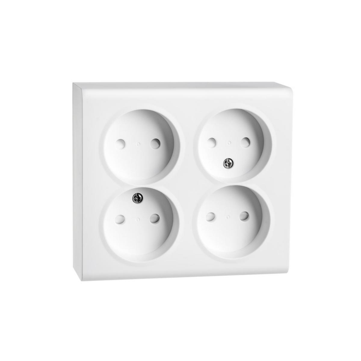 Stikk Sg® PV 4-veis u/j - STIKK PV 4-VEIS UTEN JORD HVIT