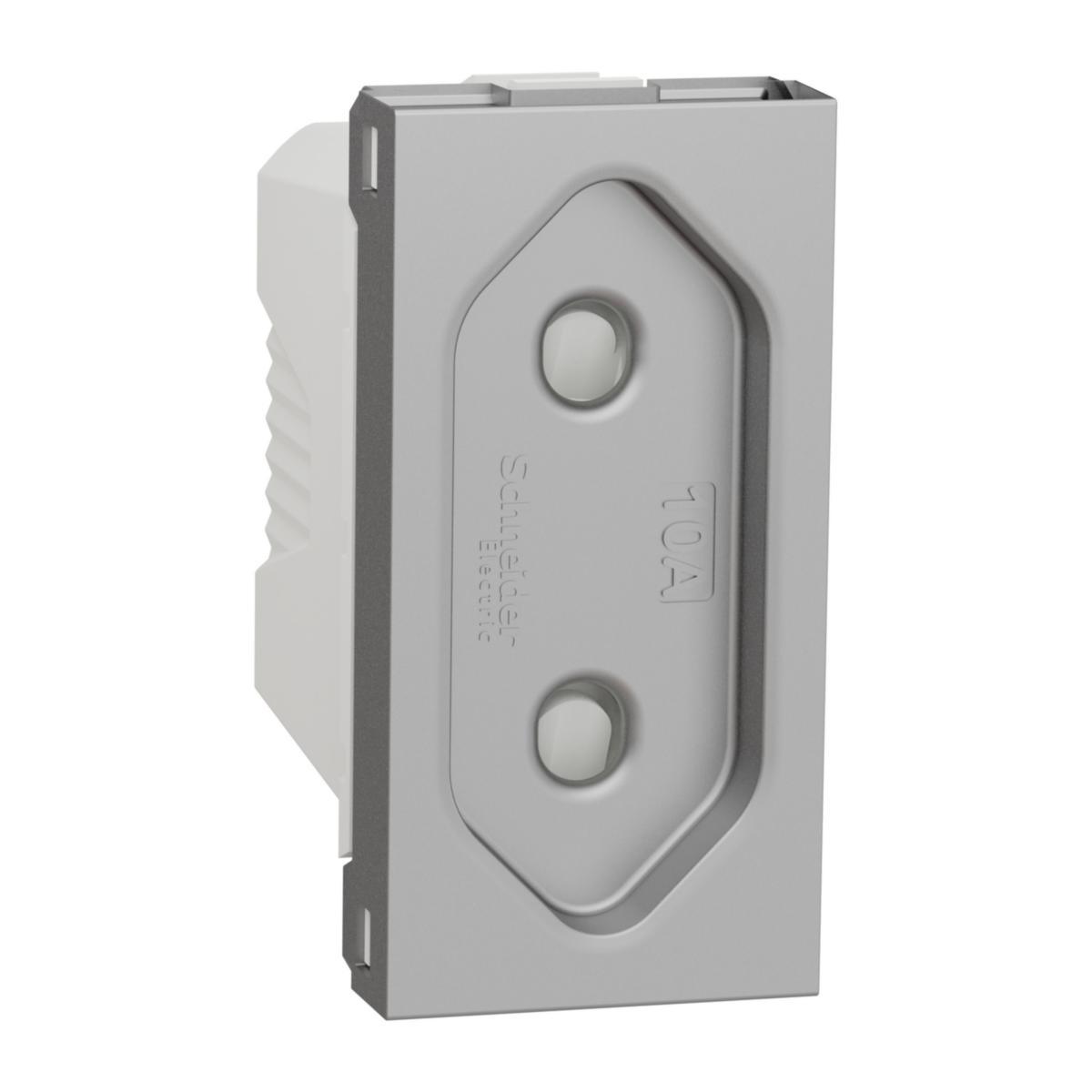 Stikkontakt Schneider Eurouttak 2P 10A - Euro utt 2P 10A skru 1 mod al