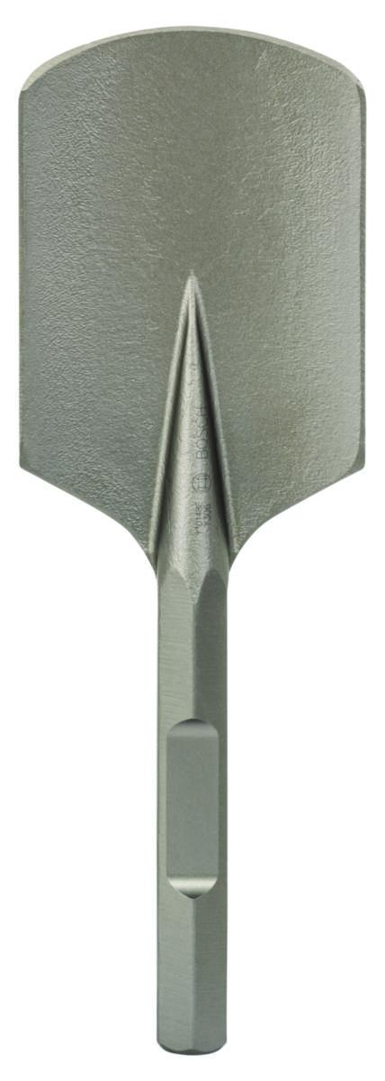Spademeisel avrundet Bosch 28 mm 6-kanttange - Spademeisel 28mm sekskanttange Bosch 400x135mm 1618662000