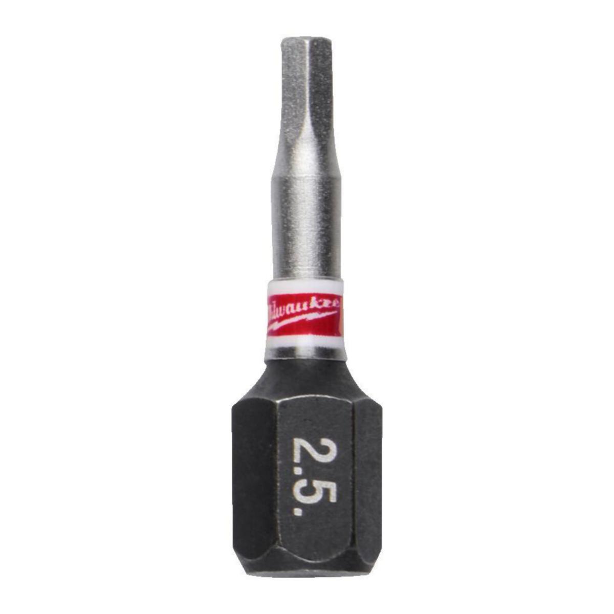 Bits Milwaukee Shockwave HEX 25mm - Bits Shockwave HEX8 Milwaukee 25mm 3pk