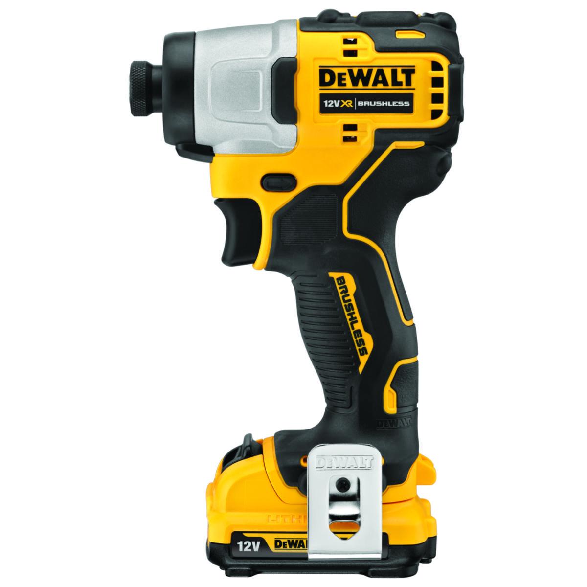 Slagskrutrekker DeWalt DCF801D2 - Slagskrutrekker DCF801D2 DeWalt 12V 2x2.0Ah