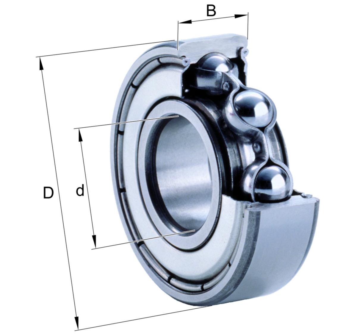 NSK Kugellager 6009 C3 – 45x75x16 Mm, Offen, Mit Erhöhter Lagerluft Für Motoren & Getriebe