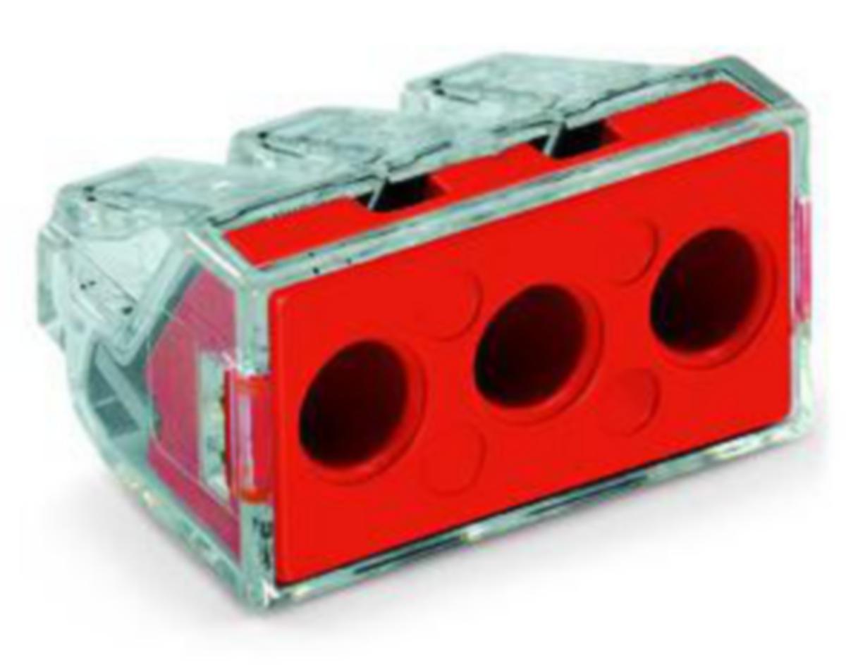 Innstikklemme transparent i blisterpakk - PUSH WIRE 773-173/995-005