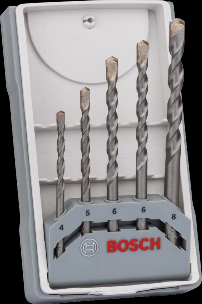 Betongborsett Bosch 5-deler 4-8 - Borsett betong Bosch CYL-3 4-8mm 5 pk