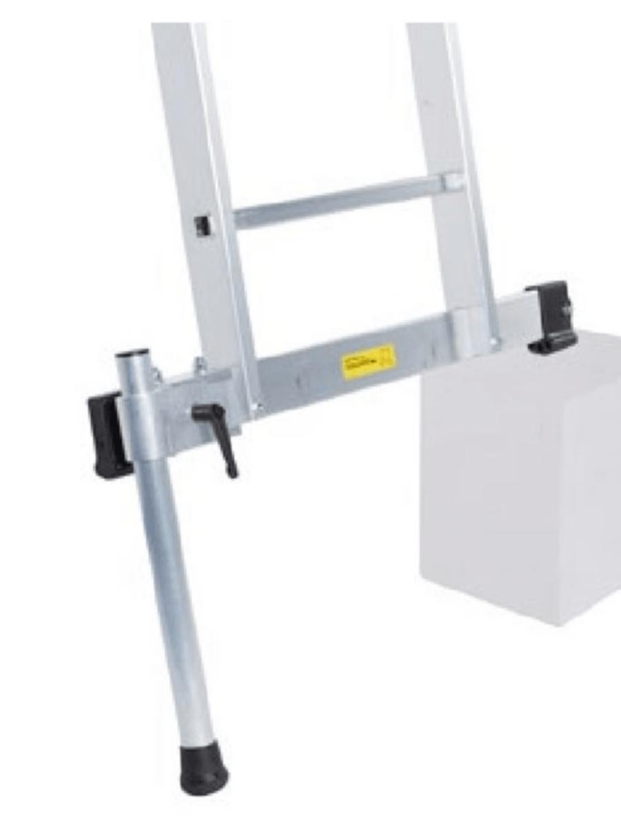 Forlengerben til stige m/tverrfot Zarges - Forlengerben stige m/tverrfot Zarges vangeprofil 58x25mm