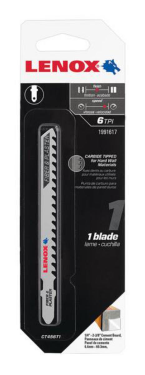 Stikksagblad Lenox CT456T1 - Stikksagblad CT456T1 Hi-Carbon Lenox 102mm 6T Fiber/Plast 1pk