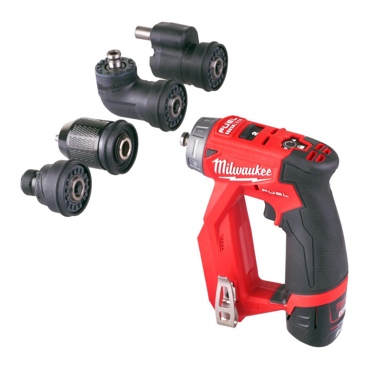 Bor-/ skrutrekker Milwaukee M12 FDDXKIT202X - Bor/skrutrekker M12FDDXKIT202X Milwaukee 12V 2x2Ah